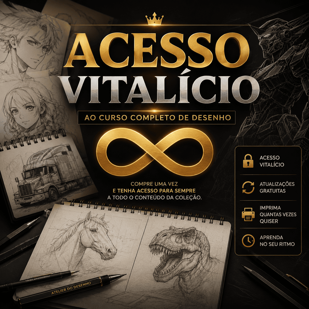 ACESSO VITALÍCIO + ATUALIZAÇÕES